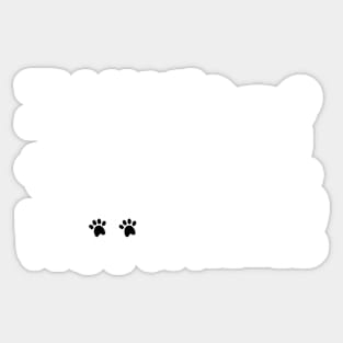 I Make Sit Happen Bull Terrier - Dog Love White Sticker